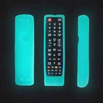 For Samsung BN59-01303A/01199F 2pcs Remote Control Case(Fluorescent Blue)