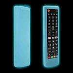 For LG 2pcs Remote Control Drop-Proof Protection Case(Luminous Blue)