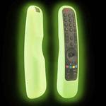 For LG MR21GA/MR21GC 2pcs Remote Control Silicone Case(Fluorescent Green)