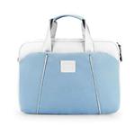 13.3-14 inch Computer Handheld Messenger Bag For Apple MacBook / Huawei / Xiaomi / Basne(Landscape tattoo light blue)