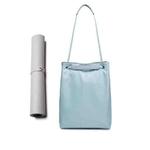 For Apple Macbook Shoulder / Handheld / Messenger Computer Bag, Size: Medium(Lake Blue+Gray Mouse Pad)