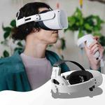 Hifylux Q2-TD79 For Oculus Quest 2 Decompression Comfortable Headband Set VR Glasses Accessories(White)