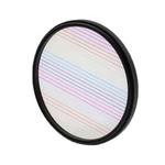 49mm+Rainbow Photography Brushed Widescreen Movie Special Effects Camera Filter