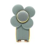 Flower Big Windmill Mobile Phone Ring Bracket Multifunctional Paste Type Rotating Lazy Bracket(Green)