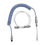 Ajazz AL60 USB To Type-C/USB-C Keyboard Extension Line Single Hole Connector, Cable Length: 2.3m(Sky Blue)