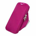 B052 Running Phone Waterproof Arm Bag Coin Pouch Outdoor Sports Fitness Phone Bag(Purple)