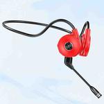M1 Stereo Sound Running Sports Bone Conduction Bluetooth Earphones With Microphone(Red)