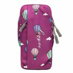 B228 Large Running Mobile Phone Arm Bag Sports Mobile Phone Arm Sleeve Wrap Bag(Balloon Purple)