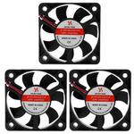 3pcs XIN RUI FENG 12V Oil Bearing 5cm Silent DC Cooling Fan