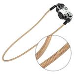 Climbing Rope Camera Strap SLR Camera Retro Wearable Shoulder Strap(Light Brown)