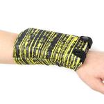 7 Inch Mobile Phone Outdoor Sports Wrist Bag Elastic Close-fitting Mini Arm Bag(Yellow)