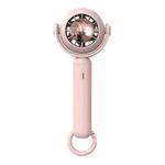 YL-005 Small Outdoor Handheld Fan with Carabiner Desktop Portable Mini Fan(Pink)