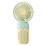 Z8 Handheld Cute Mini USB Fan Portable Dormitory Desktop Fan(Green)