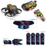 For DJI Avata RCSTQ Body Sticker For Goggles 2 Glasses PVC Colorful Sticker Set(Zero)