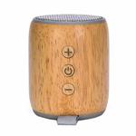 BT811 Mini Wooden Wireless Bluetooth Speaker Support TF Card & 3.5mm AUX(Silver Gray)