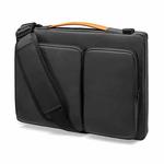 Computer Messenger Shoulder Bag Laptop Sleeve Bag, Size: 13.3-14 inch(Black)