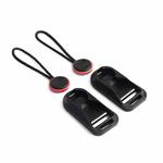 MBL-00 1 Pair Tail Rope + 1 Pair Quick Release Plate Camera Quick Release Buckle Combination(Red)