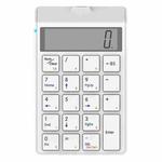 Sunreed SKB886S 19 Keys Bluetooth 4.0 Wireless With Screen Rechargeable Digital Keypad Calculator(White)