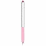 For Apple Pencil 2 AhaStyle PT-LC05 Jelly Style Translucent Silicone Protective Pen Case(Pink)