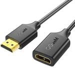 QGeeM QG-HD19 4K HDMI 2.0 Extension Cable Supports 3D, HD, 2160p, Compatible With Roku Fire Stick 1m Length