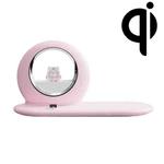 ICARER FAMILY K08 10W Cartoon Mobile Phone Wireless Fast Charger with Night Light Function(Pink)