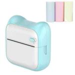 A31 Bluetooth Handheld Portable Self-adhesive Thermal Printer, Color: Blue+3 Rolls Colored Paper
