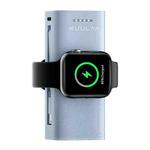 For Apple Watch KUULAA KL-YD46 Wireless Charging 5000mAh Portable Power Bank(Light Blue)