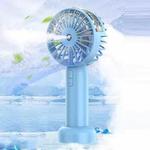 Handheld Spray Fan USB Portable Outdoor Mini Desktop Cold Air Humidification Fan(Blue)