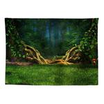 Dream Forest Series Party Banquet Decoration Tapestry Photography Background Cloth, Size: 150x130cm(F)