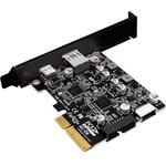 PCIE 3.0 To USB 3.2 Extension Card Type-C Port Front Type-E Expansion Riser Card(PH68)