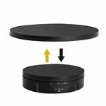 2 In 1 Charging Turntable Rotary Jewelry Live Shooting Display Stand, Color: Black Button