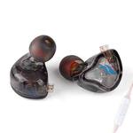 FZ In Ear Type Live Broadcast HIFI Sound Quality Earphone, Color: With Mic Black