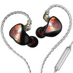 CVJ In-Ear Earplug Style Resin Interchangeable Cable Earphone, Style: Star Cloud With Mic