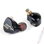 FZ In Ear HIFI Sound Quality Live Monitoring Earphone, Color: With Mic Black