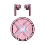 SP31 Star Ring Gaming Metal Bluetooth Headset Wireless In-Ear Ultra Long Battery Life Headphones(Rose Gold)