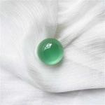 Transparent Solid Color Phone Airbag Holder Epoxy Crystal Ball Telescopic Ring Rack(Emerald Green)