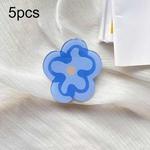 5pcs Sunflower Drip Glue Airbag Mobile Phone Holder(M108 Blue Pattern Multi-Blue Flower)