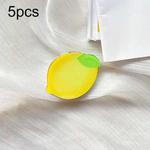 5pcs Sunflower Drip Glue Airbag Mobile Phone Holder(M103 Lemon)