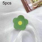 5pcs Sunflower Drip Glue Airbag Mobile Phone Holder(Green Flower)