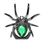 2pcs Personalized Spider Desktop Ring Paste Phone Buckle(Green)