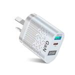BK375-GaN AU Plug USB+Type-C 65W GaN Mobile Phone Charger PD Fast Charge Computer Adapter, Color: White
