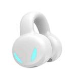 Clip Ear Stereo External Sound Without Hurting Ear Business Sports Model Bluetooth Earphones(White)