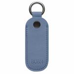 BUBM Mini Multifunctional U Disk Data Cable Storage Bag(Gray Blue)