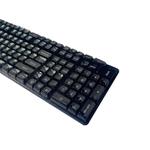 132 Keys DIY Customized Mechanical Keyboard Universal Transparent Crystal Keycap Black Transparent White Letter
