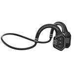 In-ear Waterproof Bone Conduction Earphone Magnetic Charging Swimming Sports Bluetooth Earphone(Grey)