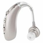 USB Charging Earhook Noise Reduction Hearing Aid Sound Amplifier(Silver)