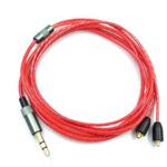 1.2m For Shure MMCX / SE215 / SE535 / SE846 / UE900 Volume Adjustment Headphone Cable(Red)