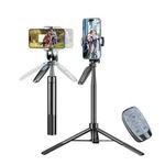 Pixel ST2 1.6m Anti Shake Selfie Stick Head Tripod Handheld Portable Folding Remote Control Outdoor Photo Stands(With Bluetooth Remote Control)