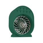 USB Spray Humidification Air Conditioning Fan Small Portable Desktop Air Cooler, Style: Plug-in (Green)