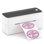 Phomemo PM241-BT Bluetooth Address Label Printer Thermal Shipping Package Label Maker, Size: US(Black White)